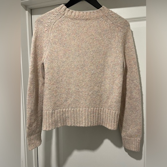 J Crew Sweater Pastel Multicolor Pullover Fuzzy Comfort Alpaca Wool Blend Small - Picture 4 of 10
